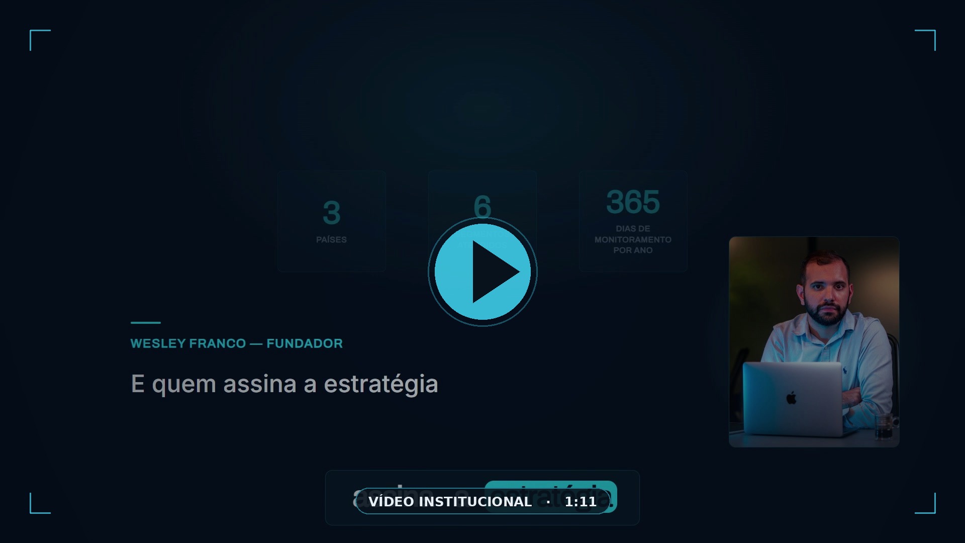Capa do vídeo institucional da W Digital